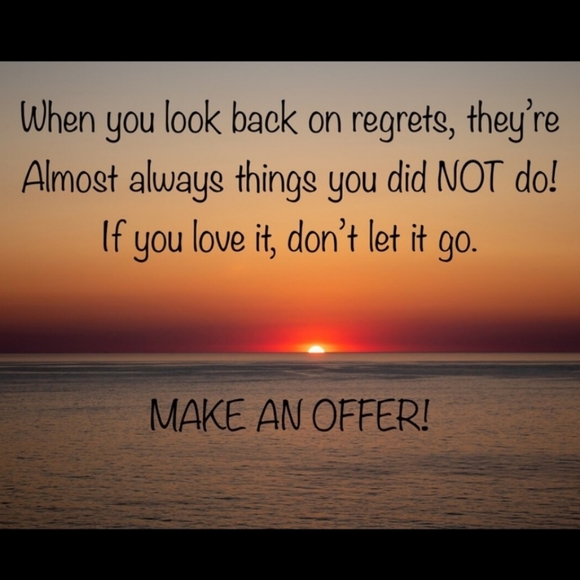 If you can't stop thinking about it, Buy it or make an Offer!